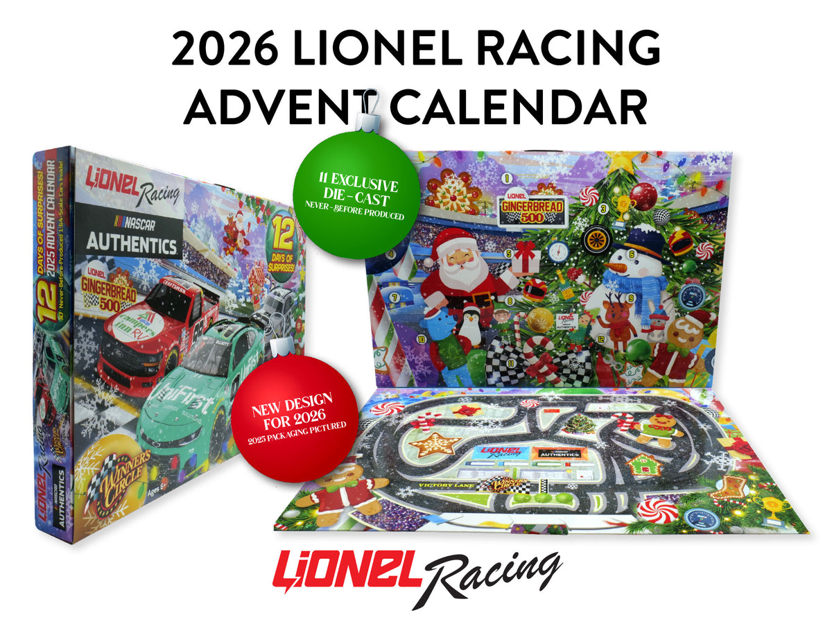 1:64 Die-Cast 2026 Lionel Racing Advent Calendar – RCR Museum