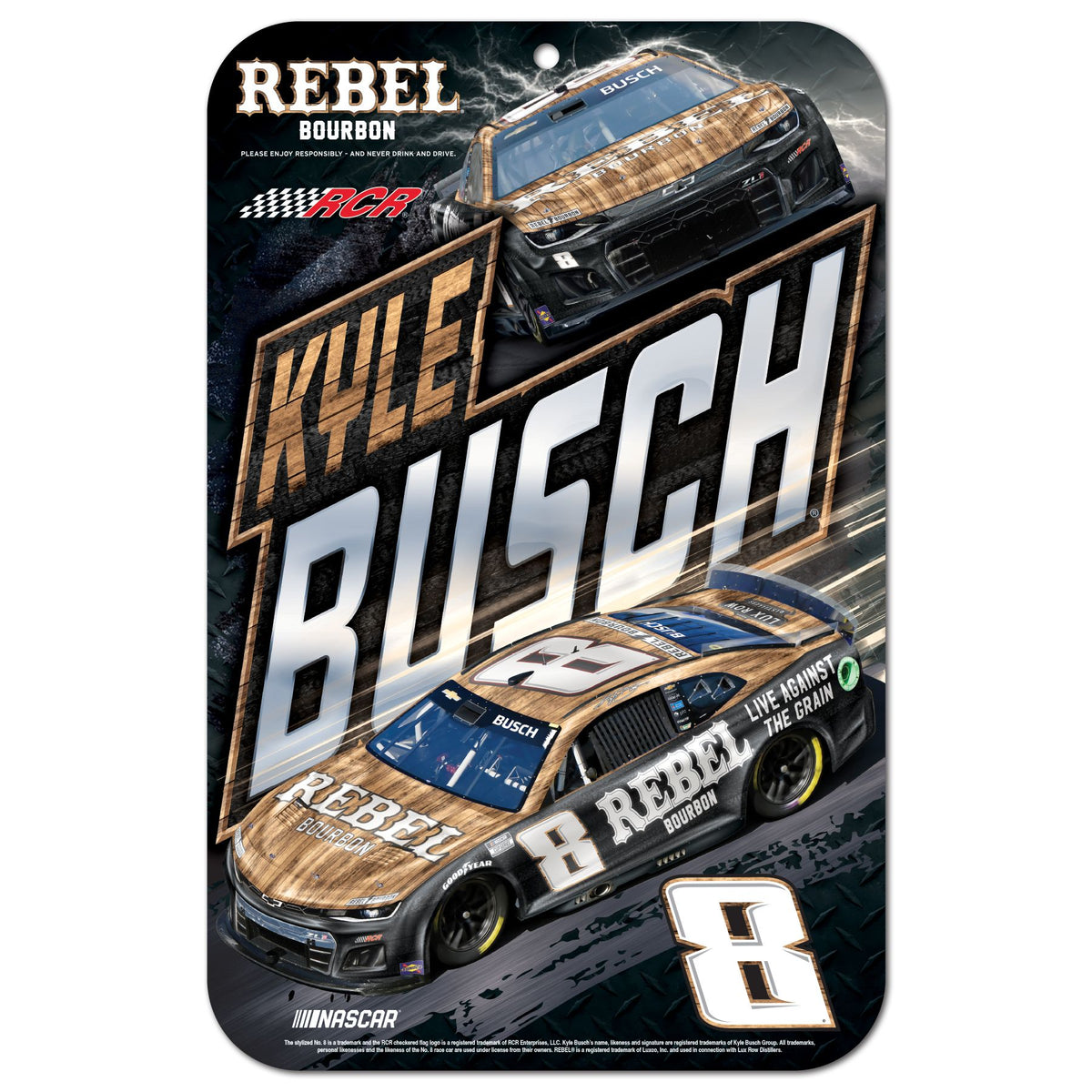 Kyle Busch 2025 Rebel Bourbon 17