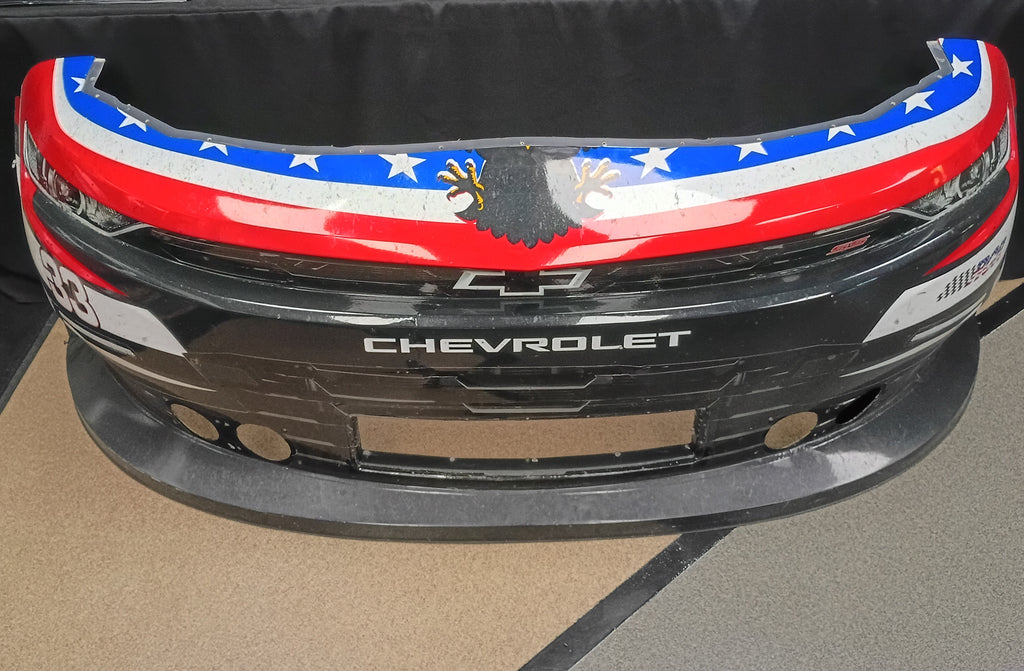 Cleetus McFarland Race-Used Rockingham Front Bumper – RCR Museum & Team ...